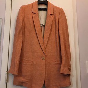 Zara - Peach Coral Line Blazer